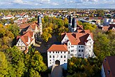 Château de Köthen. Albert I a conquis le château slave pour les Ascaniens, transformé plus tard en résidence.