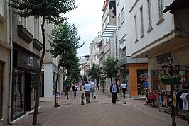 Een straat in het centrum van Altınordu