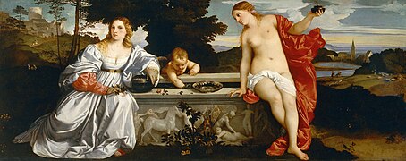 Amor sagrado y amor profano, de Tiziano (1512-1515)