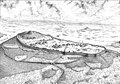 Tre'r Ceiri hillfort, artist's reconstruction