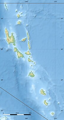 Mappa di localizzazione: Vanuatu