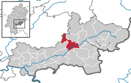 Läget för Wächtersbach i Main-Kinzig-Kreis