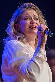 Monique während der Musikantenstadl-Tournee 2015