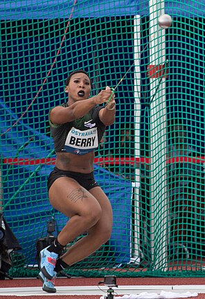 Gwen Berry beim Ostrava Golden Spike 2018