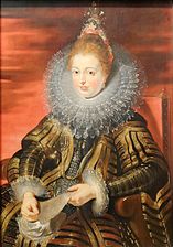 Rubens (1577-1640), Portrait de l'infante Clara Eugénie, régente des Pays-Bas, 1609.