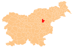 Location o the Ceety Municipality o Celje in Slovenie