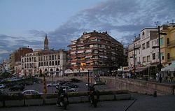 Plaza de Sant Pere en Palamós