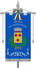 San Canzian d'Isonzo - Bandera