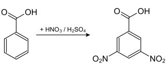 Darstellung von 3,5-Dinitrobenzoesäure