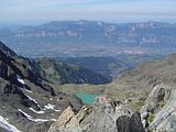 Für die Mittelgebirgszone der Südalpen ist der ausgeprägte Waldgütel nicht mehr kennzeichnend (Croix de Belledonne)