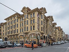 Apartamentos Tayyare en Laleli, Estambul, diseñados por Mimar Kemaleddin Bey (1919-1922)