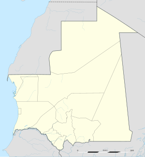 تجکجه در موریتانی واقع شده