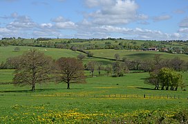 Le début du Morvan à Corbigny, dans le nord-est.