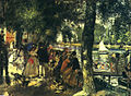 La Grenouillère par Pierre-Auguste Renoir.