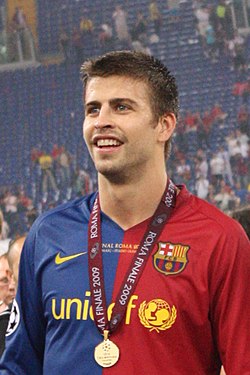 O futbolista catalán Gerard Piqué, en una imachen de 2009