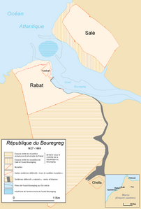 Repubblica di Salé - Localizzazione