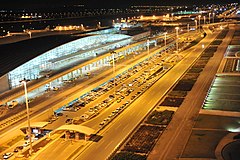 The Imam Khomeini International Airport in Tehran, where Floderus was reportedly arrested by Iranian authorities on 17 April 2022.