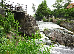 Vattenfallet vid Ulva kvarn.