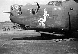 Torreta frontal d'un B-24 Liberator.