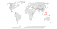 Distribución de Apis nigrocincta