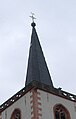 Eberhardsfässchen an der Spitze de Wallfahrtskirche Maria Heimsuchung in Klausen in der Eifel