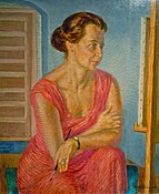 Helen at the Easel, 1947, et portræt af Sloans 2. hustru Helen Parr Sloan, Delaware Art Museum, Wilmington