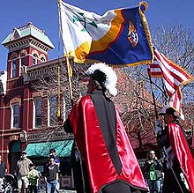 Knights of Columbus in St. Patrick's Day Parade in Fort Collins, Colorado.jpg