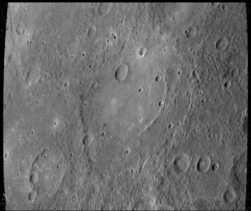 Mariner 10 image with Titian in lower left