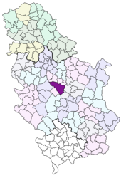 Kragujevac – Mappa