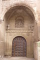 Puerta de la parroquia de Manjarrés.