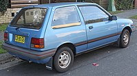 Rear view of early Suzuki Swift three-door (Australia)