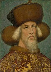 Kaiser Sigismund, Porträt eines böhmischen Meisters (Prag?) (1436/37), früher Antonio Pisanello (1433) zugeordnet