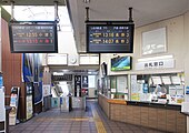 信濃鐵道檢票口（2021年10月）