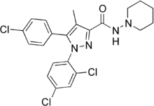 Estrutura química de Rimonabanto