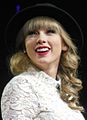 Image 43American singer-songwriter Taylor Swift has gone by multiple honorifics, such as "America's Sweetheart". (from Honorific nicknames in popular music)