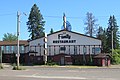 Old building reading "Family Restaurant"