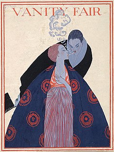 Uma capa da Vanity Fair, de Georges Lepape (1919)