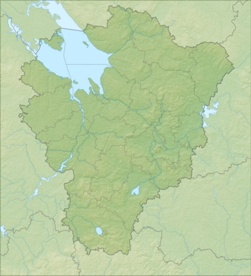 Location map Russia Yaroslavl Oblast