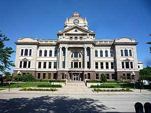 Das Brown County Courthouse in Green Bay, gelistet im NRHP[1]