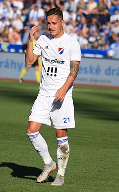 Daniel Holzer v dresu Baníku Ostrava (2018)