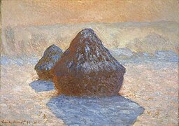 Claude Monet, Haystacks, 1891.
