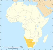 Distribución de la suricata