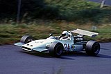 Gerhard Mitter pilotando o BMW F269 co circuíto de Nürburgring curto antes da súa morte, 1 de agosto de 1969