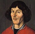 Image 1The Polish astronomer Nicolaus Copernicus (1473–1543) is remembered for his development of a heliocentric model of the Solar System. (from History of physics)