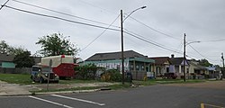 Shotgun houses in Old Algiers