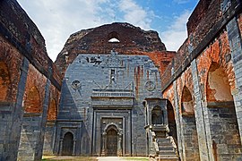 Central prayer hall in the mosque