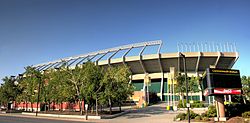 Commonwealth Stadium in McCauley