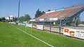 Vue d'une partie du stade de Bram