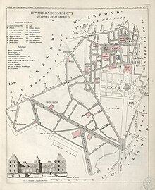 Les rues d'Assas et de l'Ouest dans la première moitié du XIXe siècle, Petit atlas pittoresque.