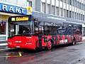 A Stadtbus Chur Solaris Urbino 12-je a churi buszállomás mellett